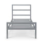 Soto Metal Bed 90cm - Silver