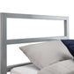 Soto Metal Bed 90cm - Silver