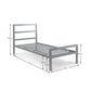Soto Metal Bed 90cm - Silver