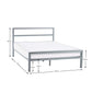 Soto Metal Bed 135Cm - Silver