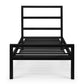 Soto Metal Bed 90cm - Satin Black