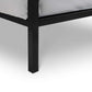 Soto Metal Bed 90cm - Satin Black