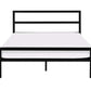 Soto Metal Bed 120Cm - Satin Black