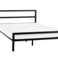 Soto Metal Bed 135cm - Satin Black