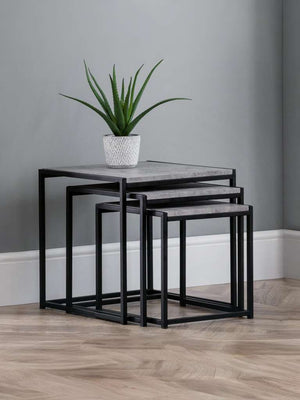 Staten Concrete Nest Of 3 Tables