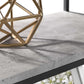 Staten Tall Concrete Bookcase