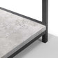 Staten Tall Concrete Bookcase