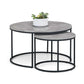 Staten Concrete Round Nesting Coffee Table
