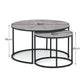 Staten Concrete Round Nesting Coffee Table