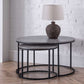 Staten Concrete Round Nesting Coffee Table