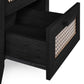 Sydney 2 Drawer Bedside - Black Ash