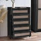 Sydney 5 Drawer Chest - Black Ash