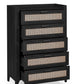 Sydney 5 Drawer Chest - Black Ash