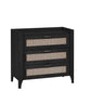 Sydney 3 Drawer Chest - Black Ash
