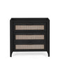 Sydney 3 Drawer Chest - Black Ash