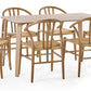 Set of 2 Symi Natural Oak Dining Chairs