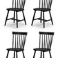 Set Of 4 Torino Black Chairs