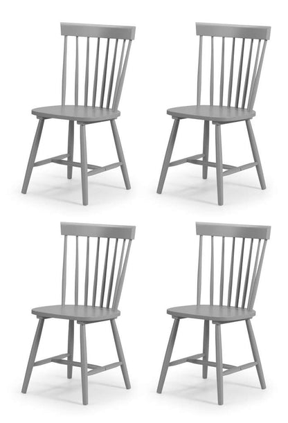 Set Of 4 Torino Grey Chairs