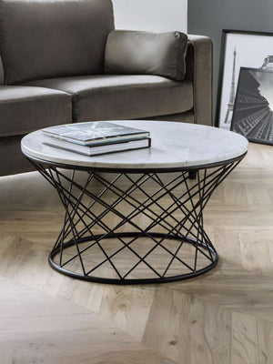 Trevi Real Marble Coffee Table