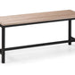 Tribeca Bench - Sonoma Oak