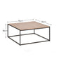 Tribeca Square Coffee Table Sonoma Oak