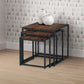 Tribeca Nest Of 3 Tables - Walnut