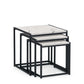 Tribeca Nest Of 3 Tables - White Marble