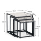Tribeca Nest Of 3 Tables - White Marble