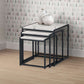 Tribeca Nest Of 3 Tables - White Marble