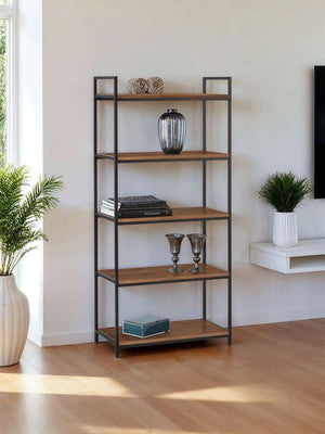 Tribeca Tall Bookcase - Walnut
