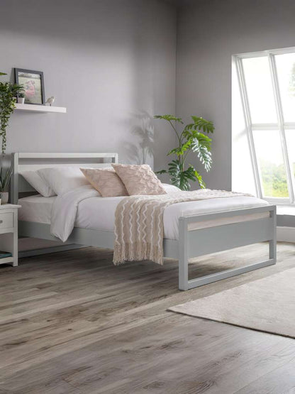 Venice 90cm Single Bed - Dove Grey