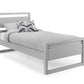Venice 90cm Single Bed - Dove Grey