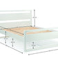 Venice 135cm Double Bed - Surf White