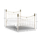 Victoria 135cm Double Bed - Stone White