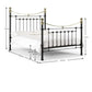 Victoria 135cm Double Bed - Satin Black