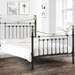 Victoria 150cm King Bed - Satin Black