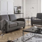Vivo 2 Seater Sofa In Dusk Grey Chenille