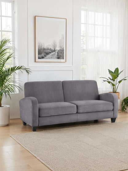 Vivo 3 Seater Sofa In Dusk Grey Chenille