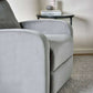 Vivo Grey Chenille Reclining Arm Chair