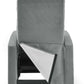 Vivo Grey Chenille Reclining Arm Chair