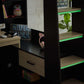 Blaze Gaming Highsleeper - Black And Pale Wood