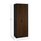 Alba 2 Door Wardrobe - Walnut/Black