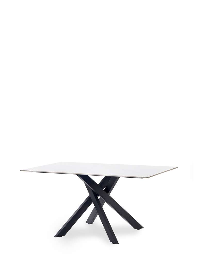 Bradley White Marble Dining Table