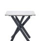 Bradley White Marble Lamp Table