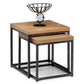 Brooklyn Nesting Lamp Tables - Oak