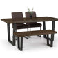 Brooklyn Dining Table - Dark Oak