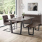 Brooklyn Bench - Dark Oak