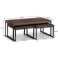 Brooklyn Nesting Coffee Tables - Dark Oak