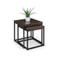 Brooklyn Nesting Lamp Tables - Dark Oak