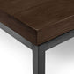 Brooklyn Square Coffee Table - Dark Oak